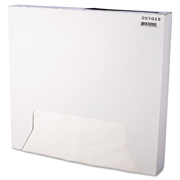 Grease-Resistant Paper Wraps and Liners, 15 x 16, White, 1,000/Box, 3 Boxes/Carton