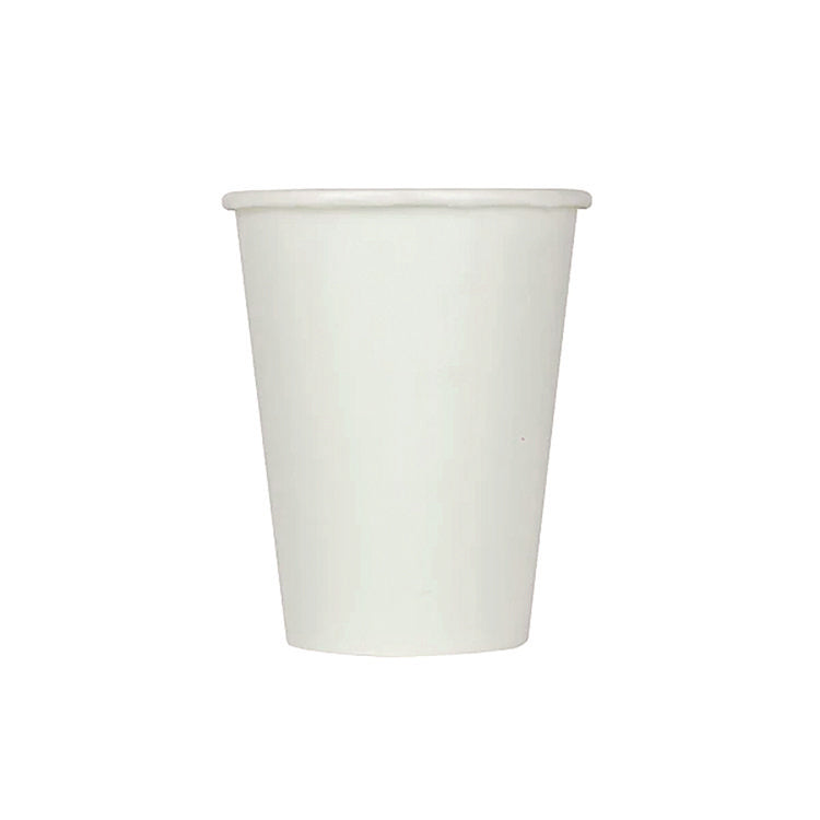 Double Poly Paper Cold Cups, 9 oz, White, 1,000/Carton