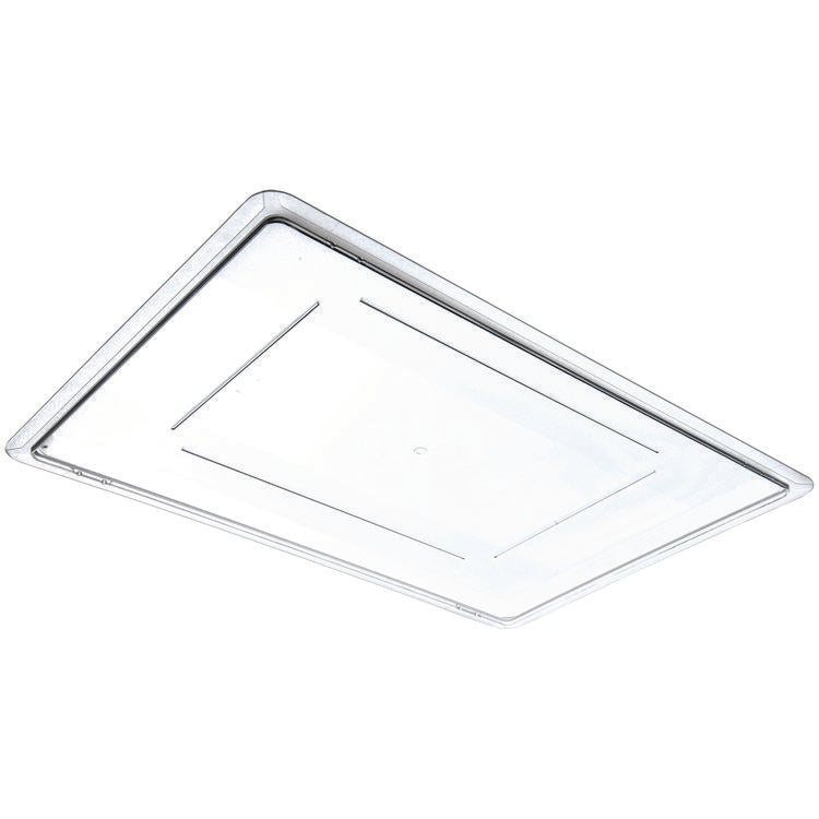 StorPlus Polycarbonate Food Storage Container Lid, 18 x 26 x 1.28, Clear, Plastic