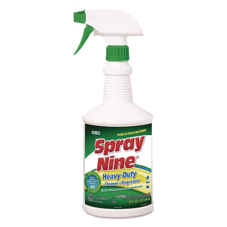 Heavy Duty Cleaner/Degreaser/Disinfectant, Citrus Scent, 32 oz, Trigger Spray Bottle, 12/Carton
