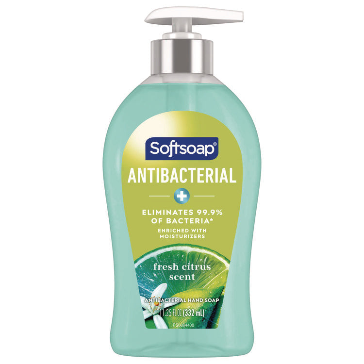 Antibacterial Hand Soap, Fresh Citrus, 11.25 oz Pump Bottle