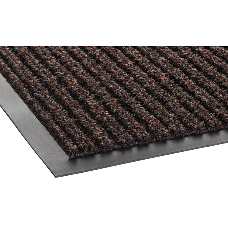 Needle Rib Wipe and Scrape Mat, Polypropylene, 36 x 120, Brown