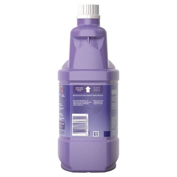 WetJet System Cleaning-Solution Refill, Lavender Scent, 1.25 L, 4/Carton