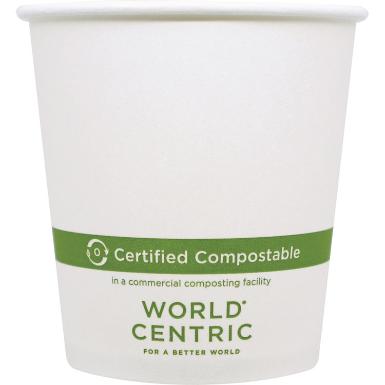 Paper Hot Cups, 10 oz, White, 1,000/Carton