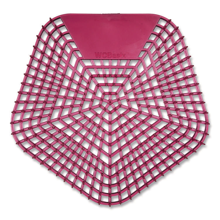 WCBasix Urinal Screen, Apple Cinnamon Scent, Red, 0.11 oz, 10/Box