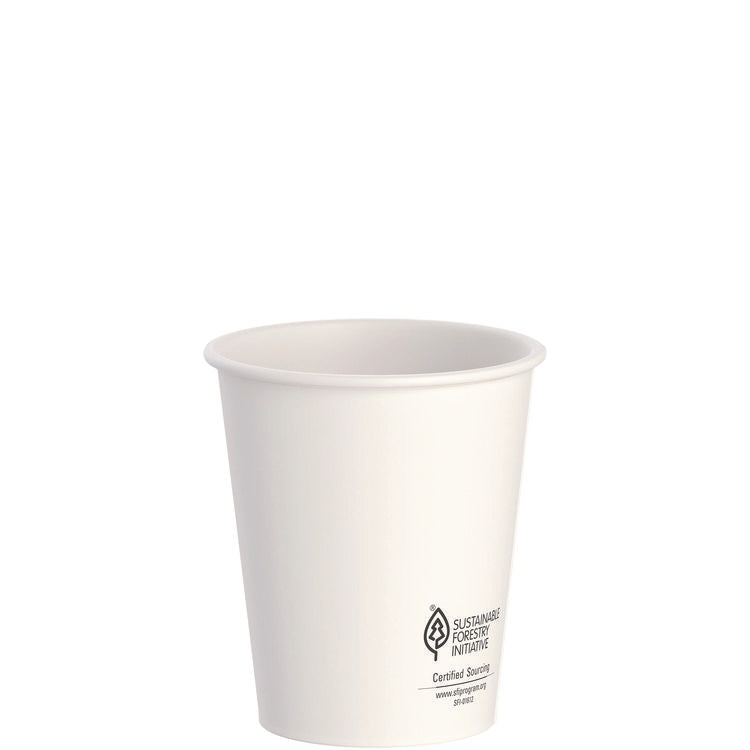 Thermoguard Insulated Paper Hot Cups, 12 oz, White Sustainable Forest Design, 600/Carton