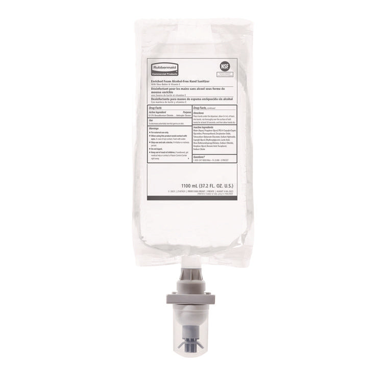 Auto Foam Refill Antibacterial Hand Soap, Fragrance Free, 1,100 mL, 4/Carton