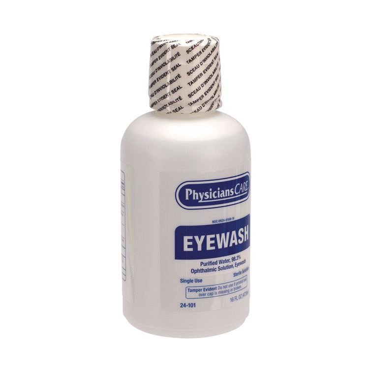 Eye Wash, 16 oz Bottle, 12/Carton