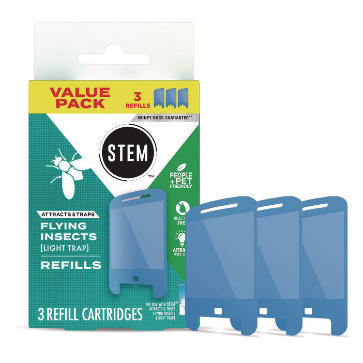 STEM Light Trap Refills, 3 Refills/Pack, 8 Packs/Carton