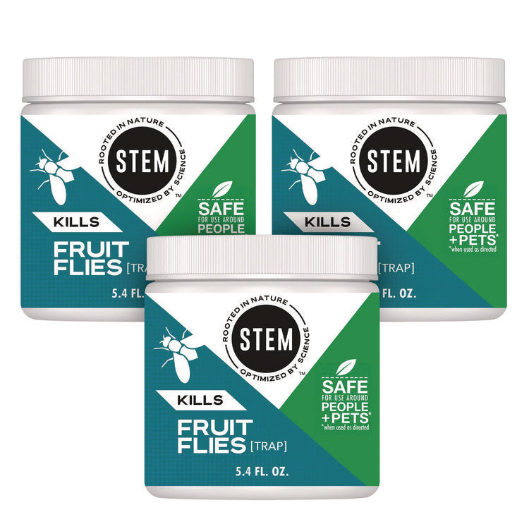 STEM Fruit Flies Trap, 5.4 oz Jar, 8/Carton