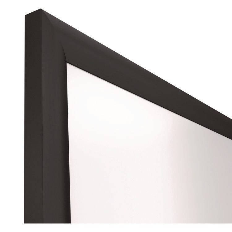 Magnetic Porcelain Dry Erase Board, 96 x 48 , White Surface, Black Aluminum Frame
