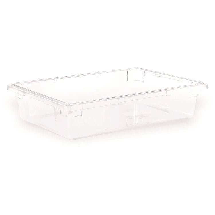 StorPlus Polycarbonate Food Storage Container, 8.5 gal, 18 x 26 x 6 , Clear Plastic
