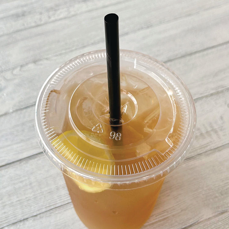 Giant Straws, 7.75 , Polypropylene, Black, 1,500/Carton