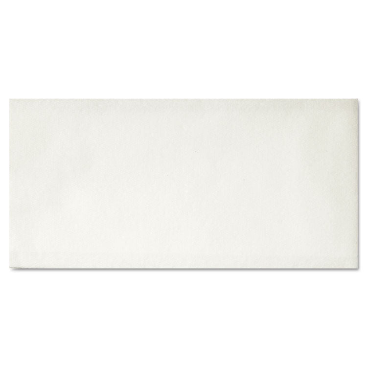 Linen-Like Guest Towels, 1-Ply, 12 x 17, White, 125 Towels/Pack, 4 Packs/Carton