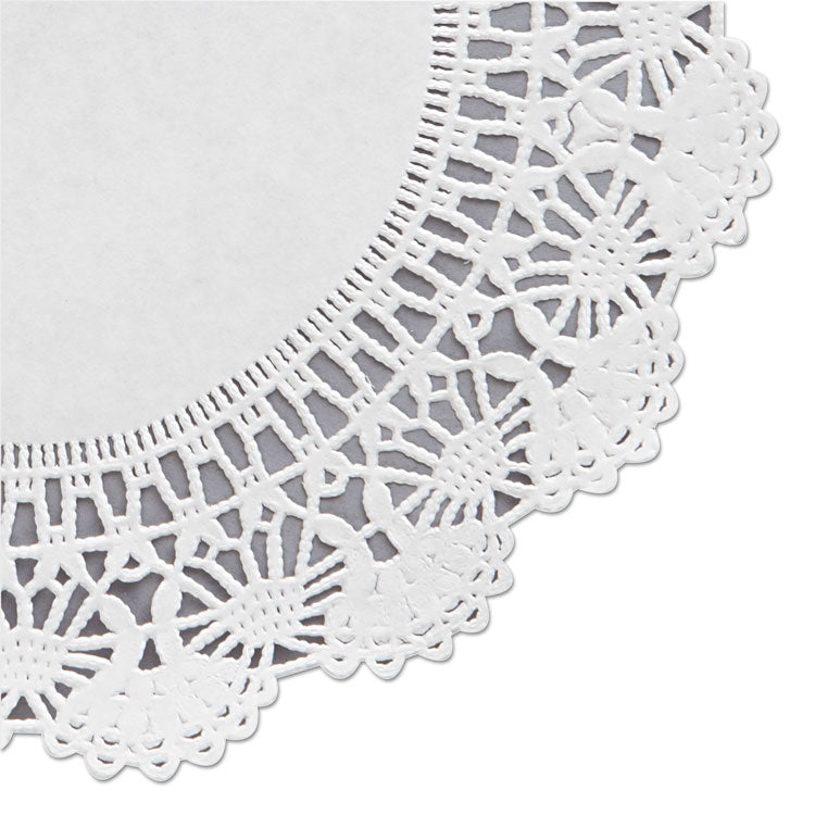 Cambridge Lace Doilies, Round, 8 , White, 1,000/Carton