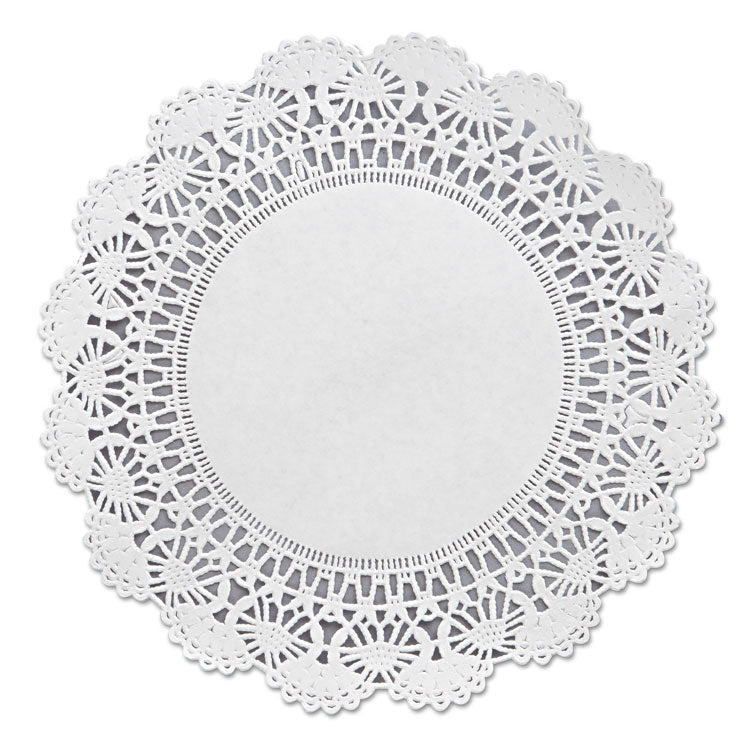 Cambridge Lace Doilies, Round, 8 , White, 1,000/Carton
