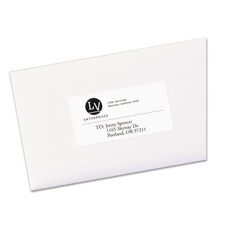 EcoFriendly Mailing Labels, Inkjet/Laser Printers, 2 x 4, White, 10/Sheet, 100 Sheets/Pack