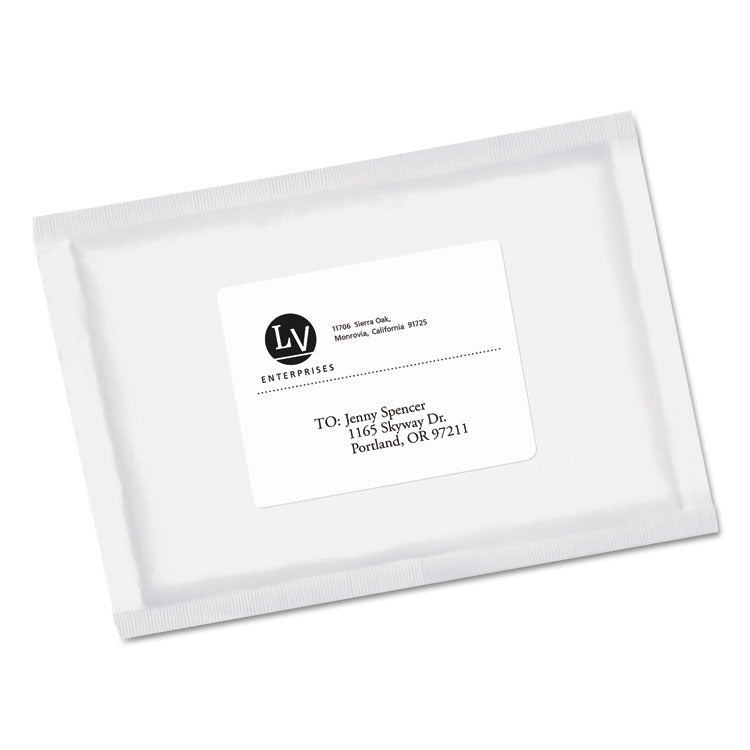 EcoFriendly Mailing Labels, Inkjet/Laser Printers, 3.33 x 4, White, 6/Sheet, 100 Sheets/Pack