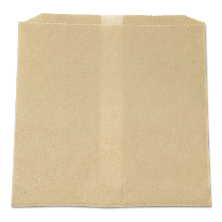 Waxed Napkin Liners for Most Swing-Top Type Receptacles , 8.5 x 7 x 8 , Brown, 500/Carton