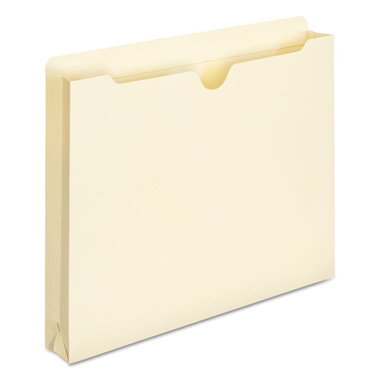 Manila File Jackets, 2-Ply Straight Tab, Letter Size, Manila, 50/Box