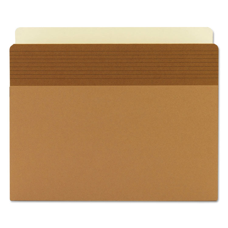 Easy Grip Pockets, 5.25" Expansion, Letter Size, Redrope, 10/Box