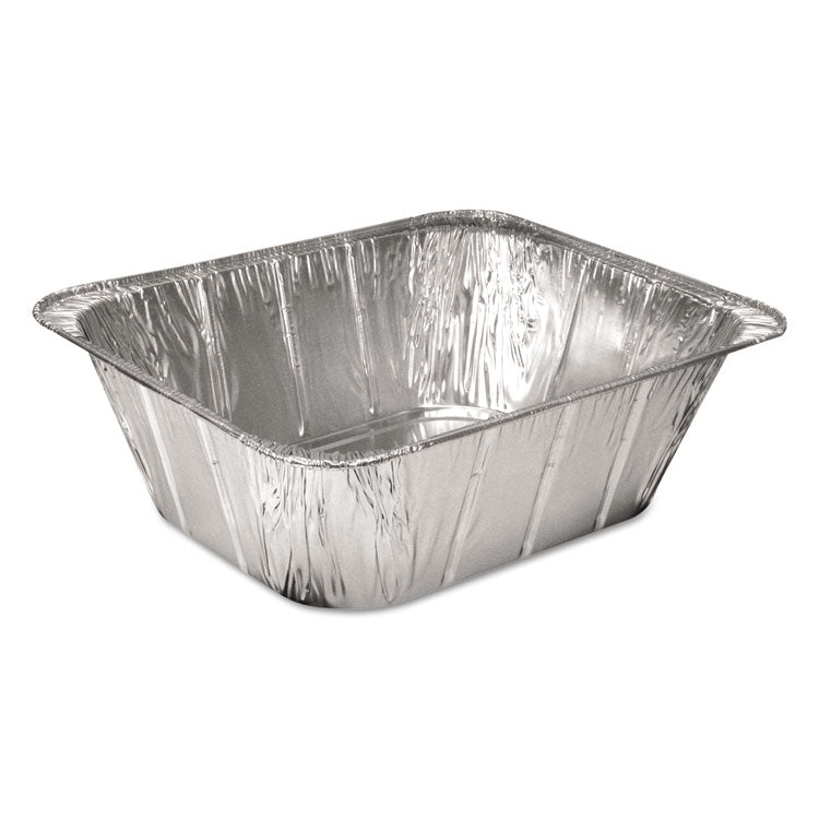 Aluminum Steam Table Pans, Half-Size Extra Deep, 4.19 Deep, 10.31 x 12.69, 100/Carton
