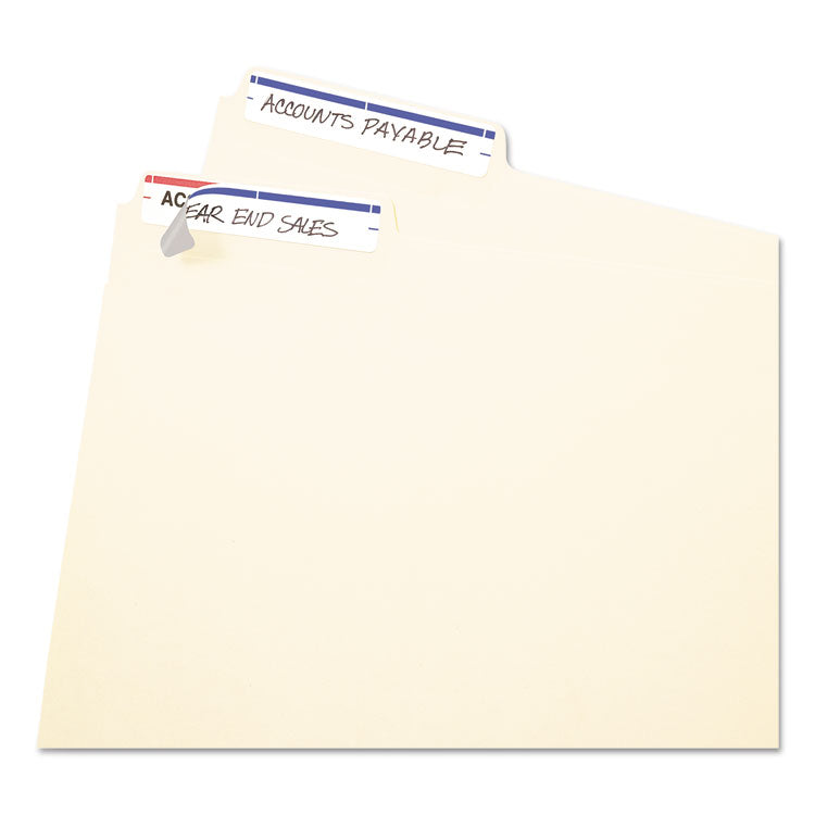 Printable 4" x 6" - Permanent File Folder Labels, 0.69 x 3.44, White, 7/Sheet, 36 Sheets/Pack, (5200)