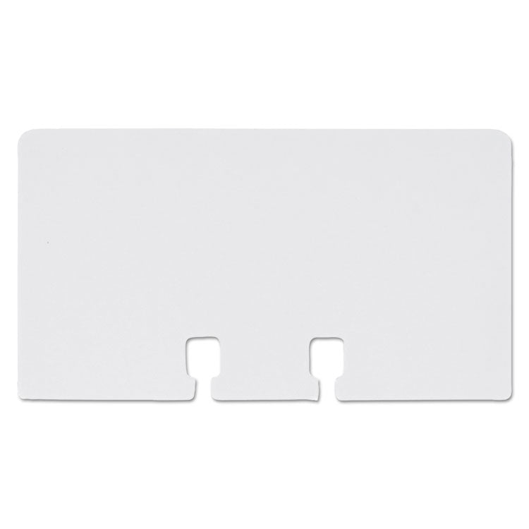 Plain Unruled Refill Card, 2.25 x 4, White, 100 Cards/Pack