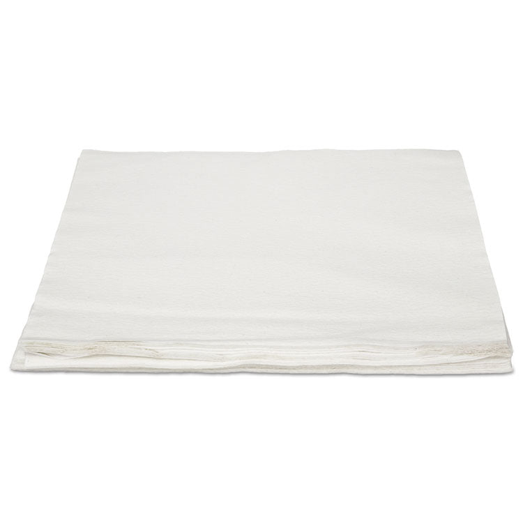 TASKBrand TopLine Linen Replacement Napkins, White, 16 x 16, 1000/Carton