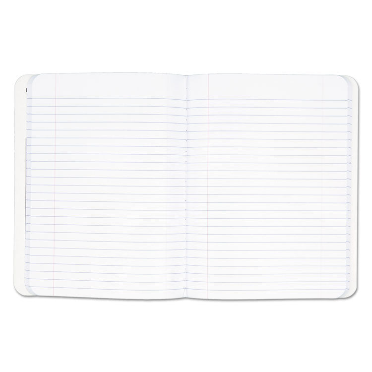 Composition Book, Wide/Legal Rule, Black Cover, (100) 9.75 x 7.5 Sheets