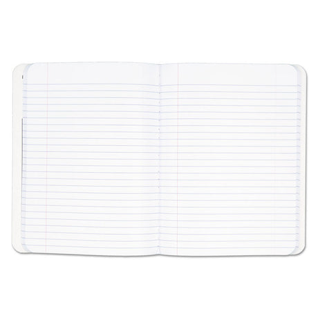 Composition Book, Wide/Legal Rule, Black Cover, (100) 9.75 x 7.5 Sheets