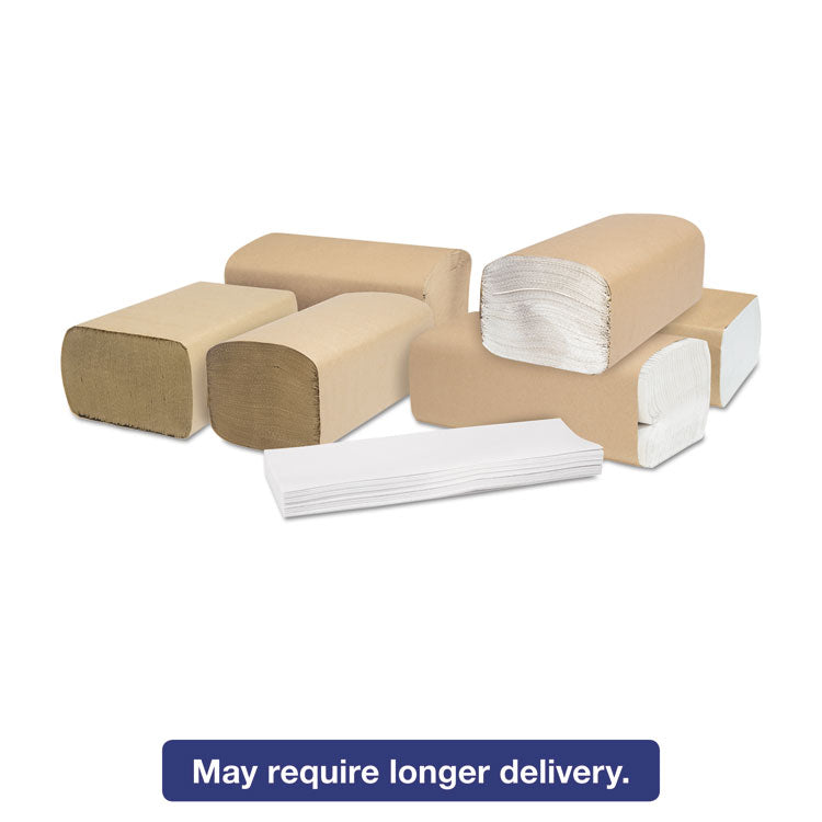 Select Folded Paper Towels, Multifold, 1-Ply, 9.13 x 9.5, White, 250/Pack, 16 Packs/Carton