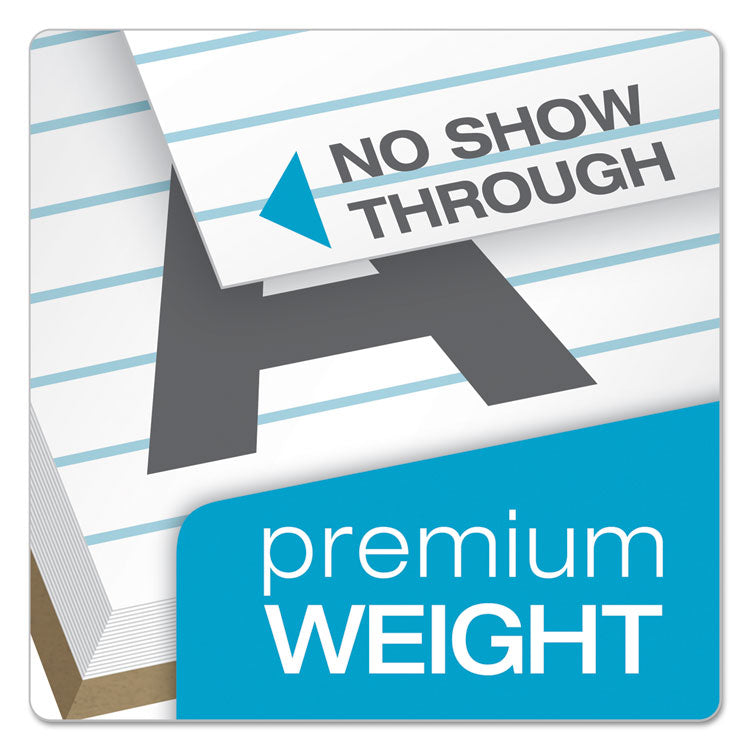 Docket Gold Ruled Perforated Pads, Wide/Legal Rule, 50 White 8.5 x 14 Sheets, 12/Pack