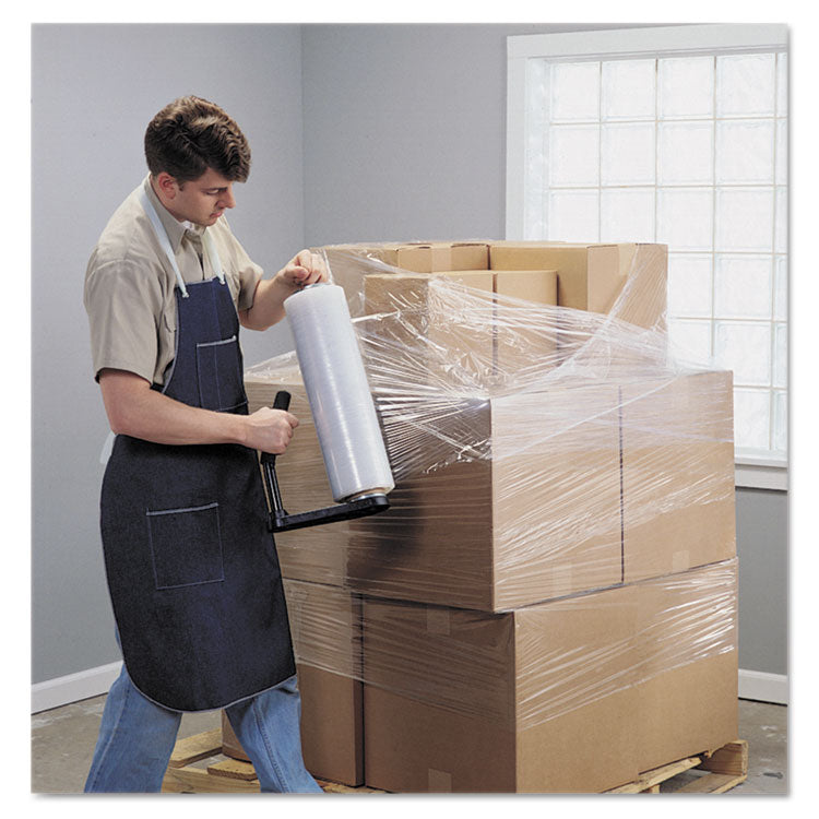 Lightweight Adjustable Hand Dispenser for Stretch Film Rolls 12" to 20" Wide