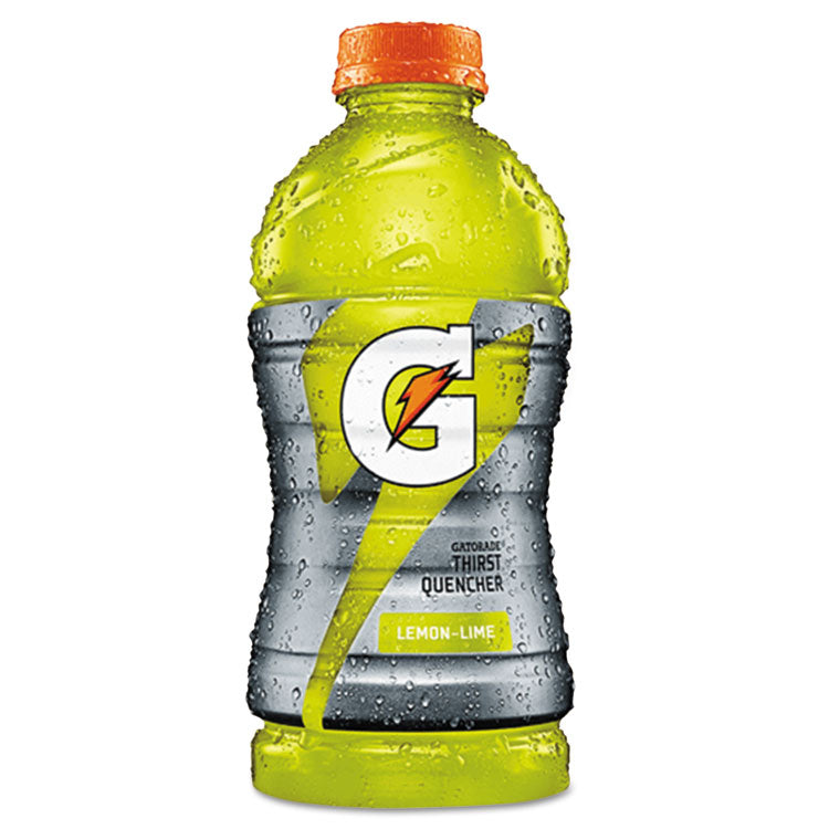 G-Series Perform 02 Thirst Quencher Lemon-Lime, 20 oz Bottle, 24/Carton
