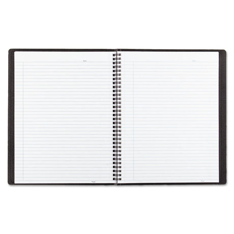 Duraflex Poly Notebook, 1-Subject, Medium/College Rule, Black Cover, (80) 11 x 8.5 Sheets