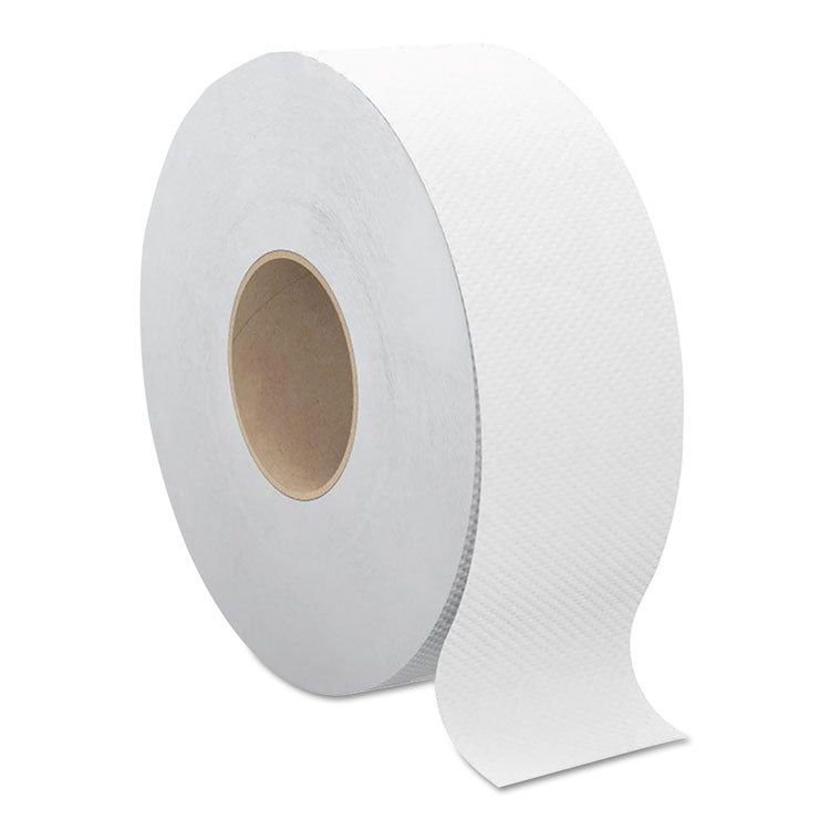 Select Jumbo Bath Tissue, Septic Safe, 2-Ply, White, 3.3" x 1,000 ft, 12 Rolls/Carton