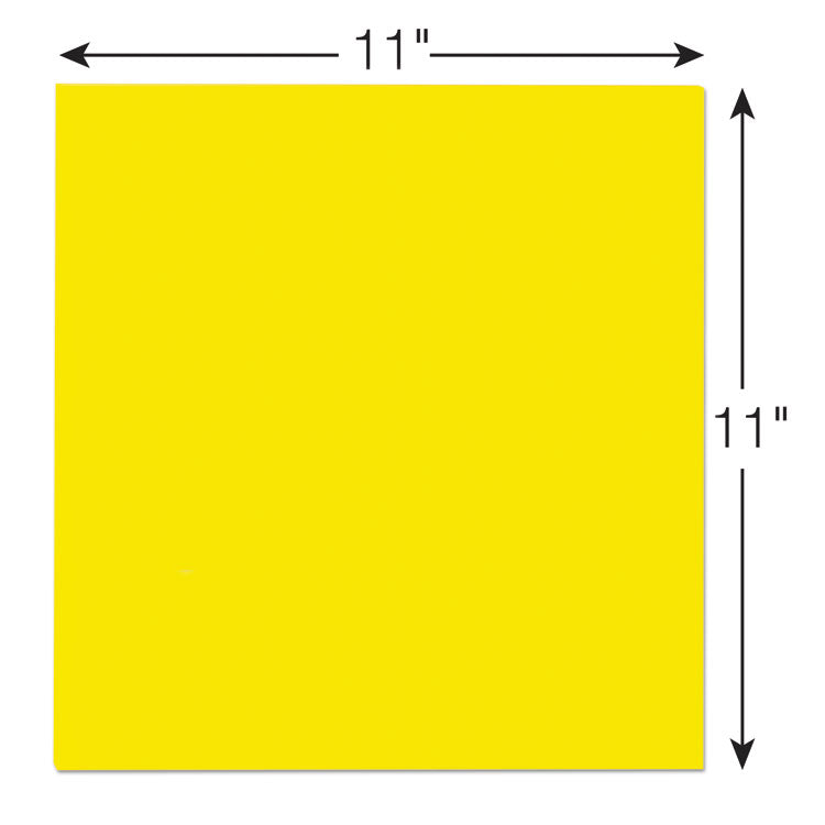 Big Notes, Unruled, 11 x 11, Yellow, 30 Sheets
