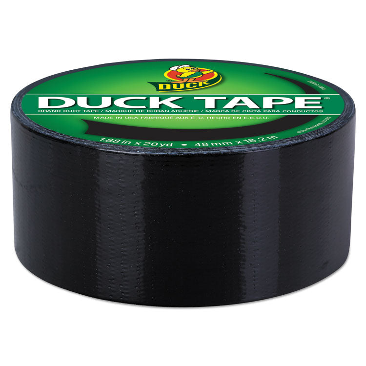 Colored Duct Tape, 3" Core, 1.88" x 20 yds, Black