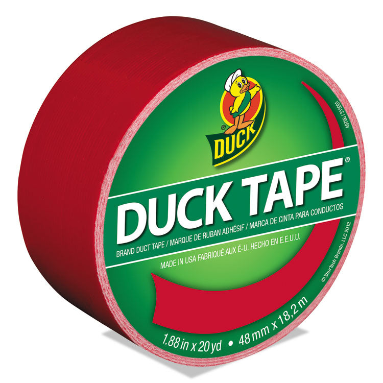 Colored Duct Tape, 3" Core, 1.88" x 20 yds, Red