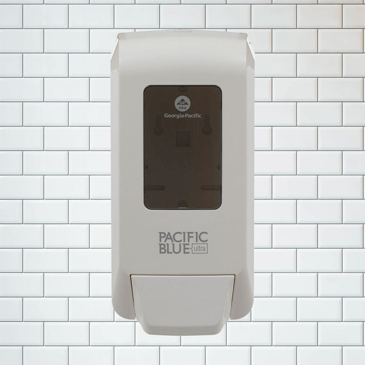 Pacific Blue Ultra Soap/Sanitizer Dispenser, 1,200 mL, White