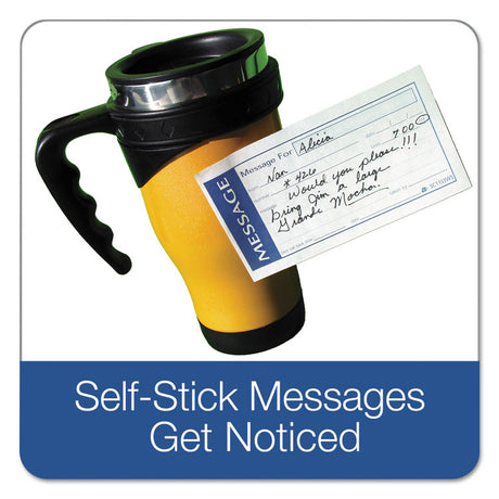 Write  n Stick Phone Message Book, Two-Part Carbonless, 4.75 x 2.75, 4 Forms/Sheet, 200 Forms Total