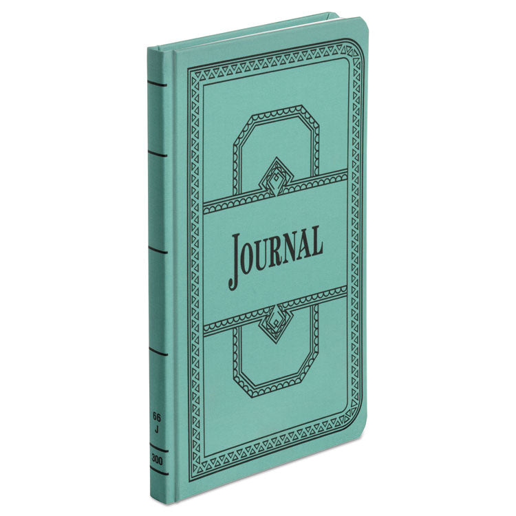 Account Record Book, Record-Style Rule, Blue Cover, 11.75 x 7.25 Sheets, 300 Sheets/Book