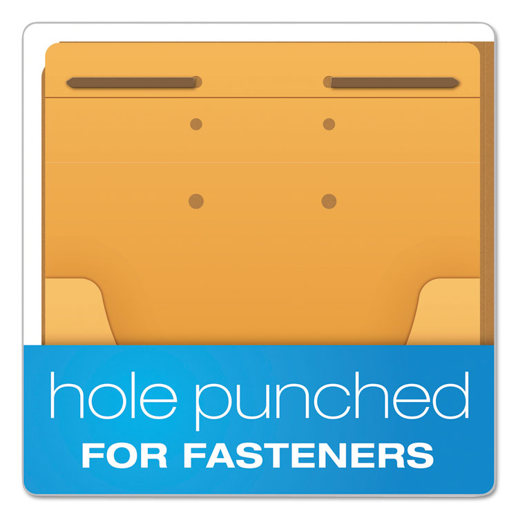 Expandable Kraft Retention Jackets, Straight Tab, Letter/Legal Size, Brown, 100/Box