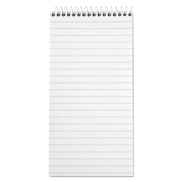 Reporters Notepad, Wide/Legal Rule, White Cover, 70 White 4 x 8 Sheets, 12/Pack