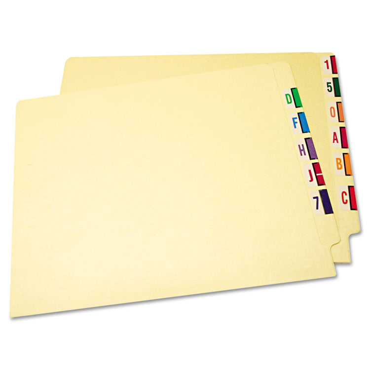 STOR/FILE END TAB Storage Boxes, Letter/Legal Files, White/Blue, 12/Carton