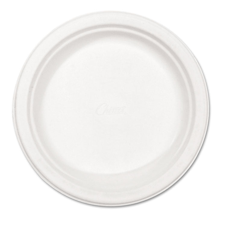 Paper Dinnerware, Plate, 8.75 dia, White, 500/Carton