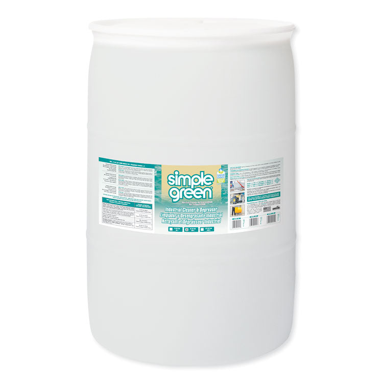 Industrial Cleaner and Degreaser, Concentrated, 55 gal Drum