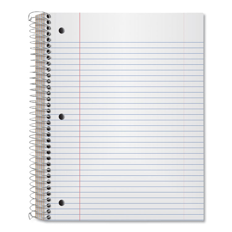 Coil-Lock Wirebound Notebook, 3-Hole Punched, 5-Subject, Medium/College Rule, Randomly Assorted Covers, (200) 11 x 8.5 Sheets