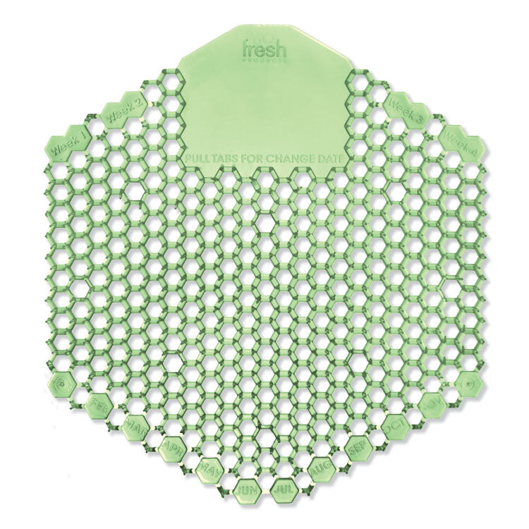 The Wave Urinal Deodorizer, Urinal Screens, Herbal Mint Scent, 58 g, 10/Box, 6 Boxes/Carton